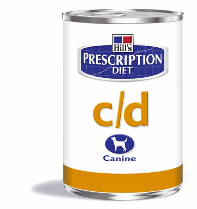 Picture of Hill s Prescription Diet c/d Urinary Care Wet Dog Food with Chicken 12 x 370g Can