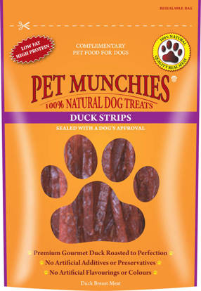 Picture of PET MUNCHIES DOG DUCK STRIPS  