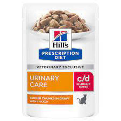 Picture of Hills Prescription Diet c/d Urinary Stress Feline with Salmon 12x85G