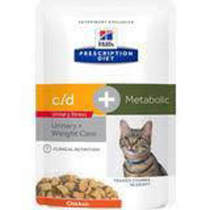 Picture of Hill s PRESCRIPTION DIET c/d Multicare Stress + Metabolic Wet Cat Food with Chicken 12x85g Pouch